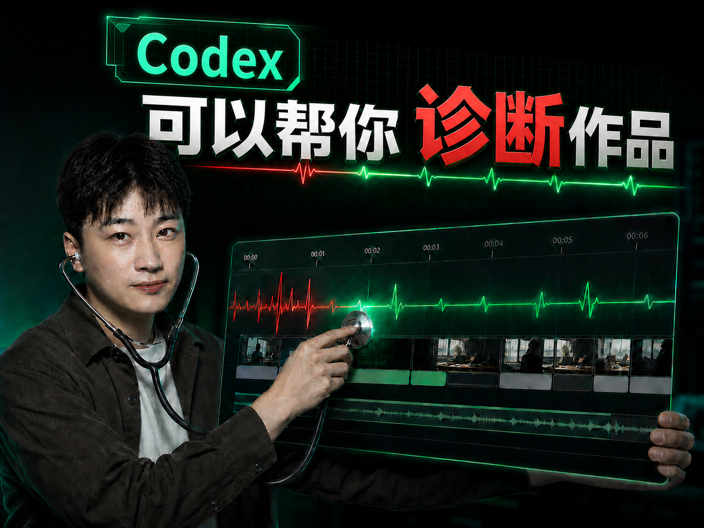 Codex可以帮你诊断作品视频封面