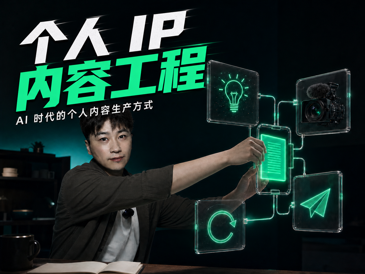 别再堆 AI 工具了，你需要一套内容工程视频封面