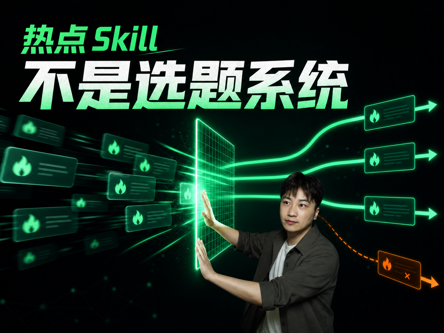 热点 Skill 不等于选题系统视频封面