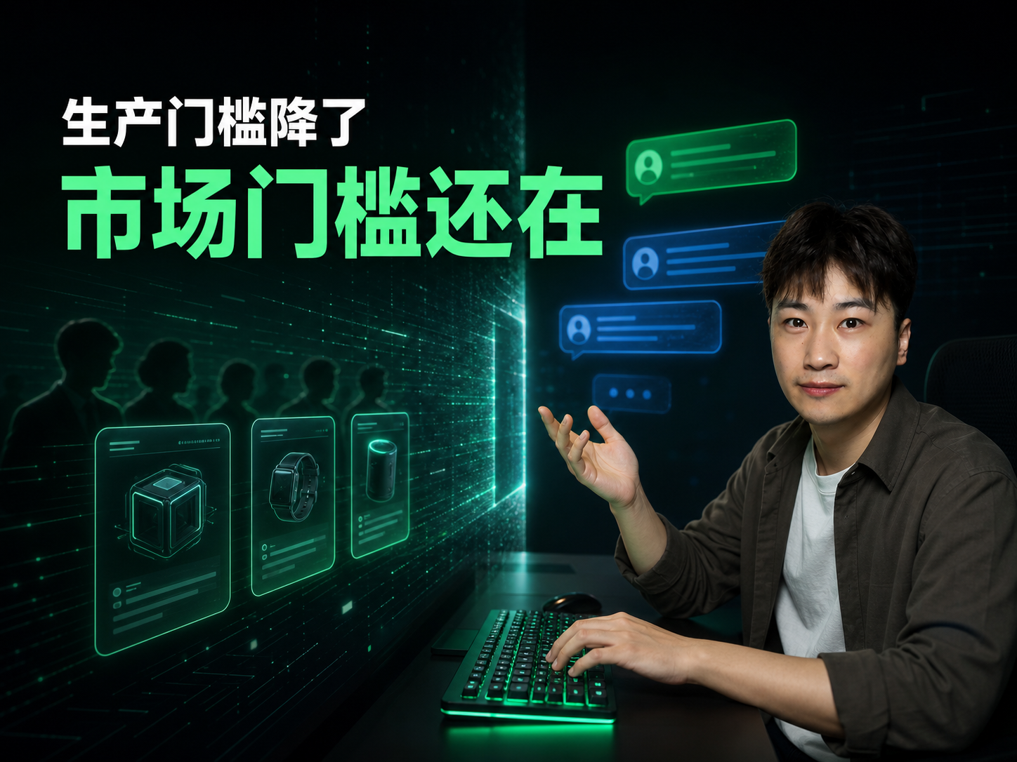 生产门槛降了，市场门槛还在视频封面