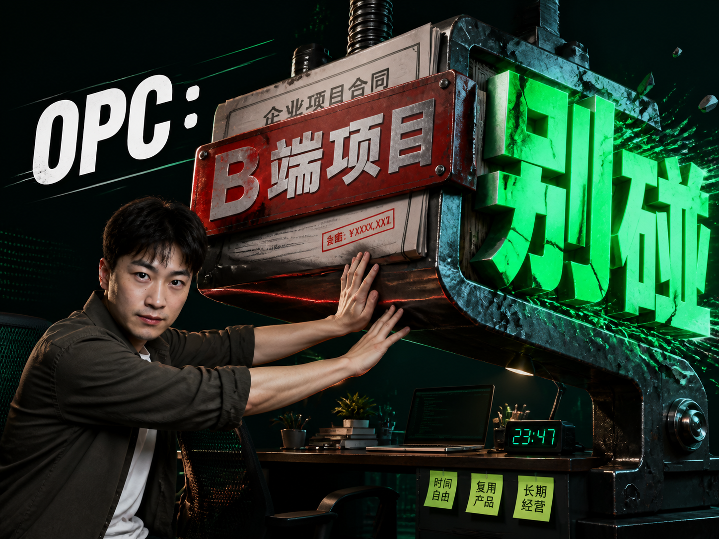 OPC最不该碰的，就是B端项目视频封面