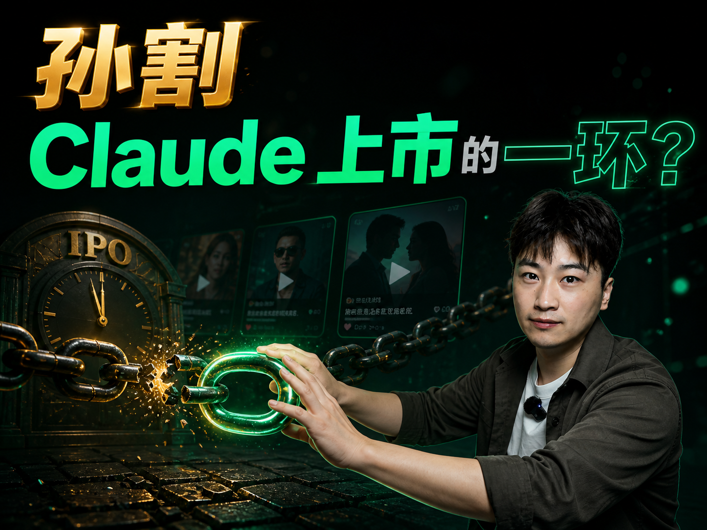 孙割， Claude 上市的一环？视频封面